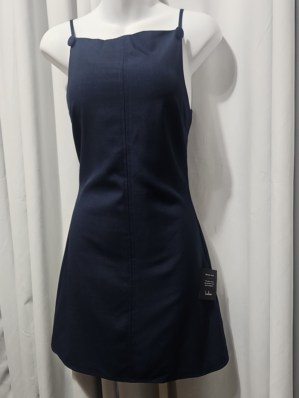 Lulu's Apron Style A-Line Mini Dress